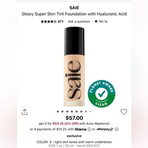 Saie glowy superskin foundation (5)